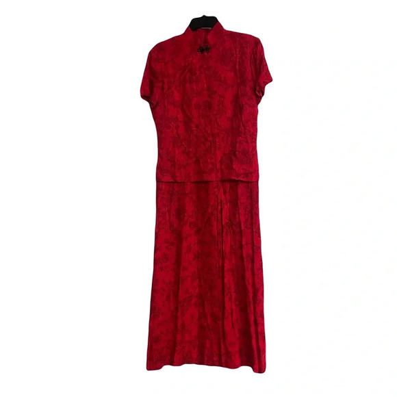 Dressbarn red dress size 6 - Picture 1 of 8